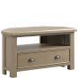 Sartona Oak Corner Tv Cabinet