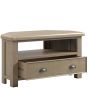 Sartona Oak Corner Tv Cabinet
