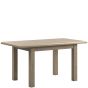 Sartona Oak 120-160 Cm Extending Dining Table (1 Leaf)