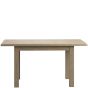 Sartona Oak 120-160 Cm Extending Dining Table (1 Leaf)