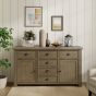Sartene Oak Large 6 Drawer / 2 Door Large Sideboard by Hertiance Furniture | Style Our Home