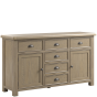 Sartona Oak Large 6 Drawer / 2 Door Large Sideboard