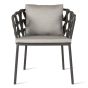 Leo Dining Chair with Almond Seat and Back Cushion by Vincent Sheppard |Style Our Home
