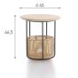 Basket Medium Table - Style Our Home 2