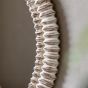 Emery Whitewash Round Mirror