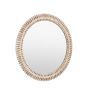 Emery Whitewash Round Mirror