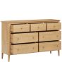 Marken Oak 7 Drawer Chest