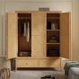Marken Oak Triple Wardrobe by Heritance Furniture | Style Our Home