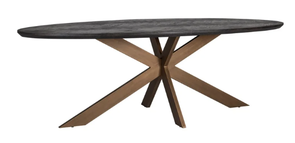 Blackbone Brass Oval Dining Table by Richmond Interiors | Style Our Home 