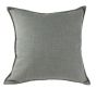 Poly Linen Mix With Flange Grey by Malini | Style Our Home