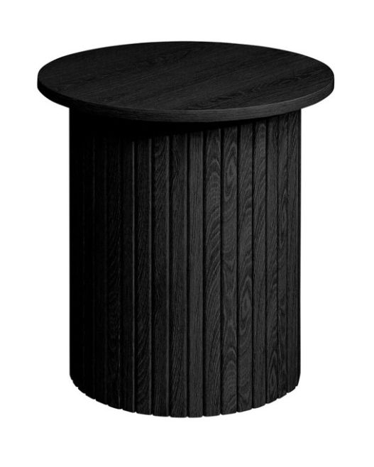 Axel Fluted Side Table Black by Birlea | Style Our Home