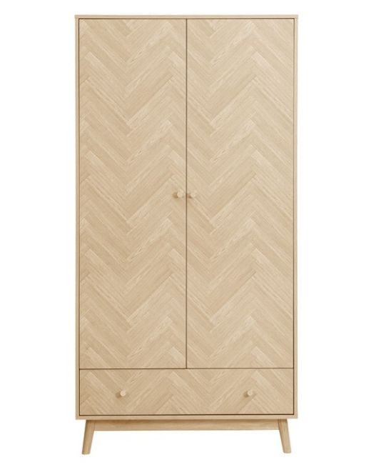 Herringford 2 Door 1 Drawer Wardrobe by Birlea | Style Our Home