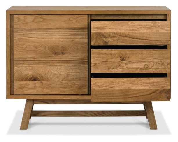 Camden Rustic Oak Narrow Sideboard by Bentley Designs | Style Our Home