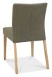 Bergen Oak 4-6 Seater Table & 4 Upholstered Chairs in Black Gold Fabric by Bentley Designs | Style Our Home