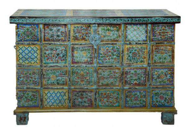 Antique Hand Painted Sideboard with Lift Up Lid by Quirky Barn | Style Our Home