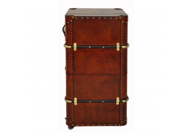 Campaign Leather Collection Bar | Style Our Home