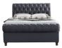 Castello Charcoal Double Side Ottoman Bed