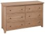 Henley 6 Drawer Chest-Oak by Classic Furniture | Style Our Home