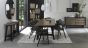 Camden Peppercorn Upholstered Chair in a Dark Grey Fabric (Pair) by Bentley Designs | Style Our Home