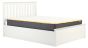 Phoenix White Small Double Ottoman Bed