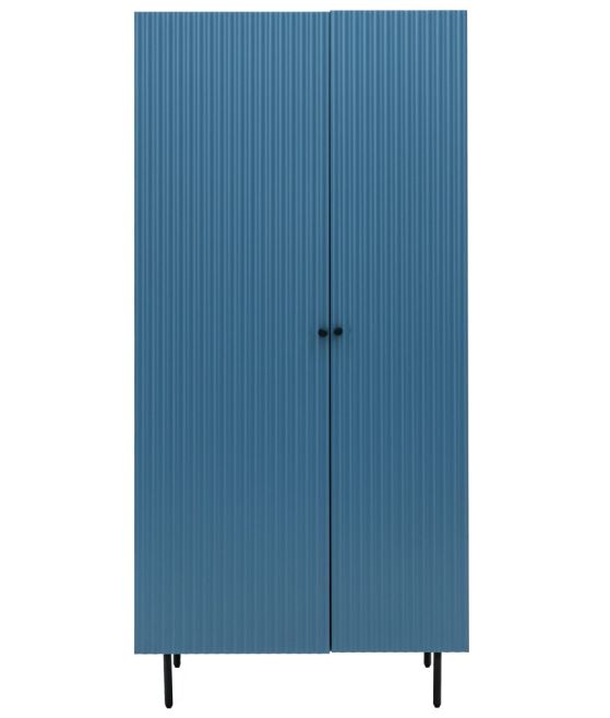 Halton 2 Door Wardrobe Blue By Gallery Living | Style Our Home