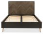 Sienna Fumed Oak & Peppercorn Panel Bedstead 150cm King by Bentley Designs | Style Our Home