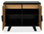 Emerson Rustic Oak & Peppercorn Narrow Sideboard by Bentley Designs | Style Our Home
