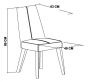 Cadell Aged & Weathered Oak Smoke Grey Dining Chair (a pair) - Style Our Home