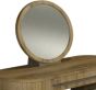 Vega Knotty Oak & Weathered Oak Vanity Mirror by Bentley Designs | Style Our Home
