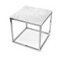 Prairie White Marble Side Table - Style our Home