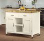 Kitchen Island (Cream) with Butchers Block by Baumhaus | Style Our Home