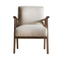 Neyland Natural Linen Armchair - Style Our Home 