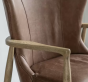 Armona Vintage Brown Leather Armchair by Gallery Living | Style Our Home