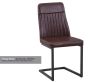 Antiqued Brown Leather Dining Chair (Pack of Two) | Style Our Home