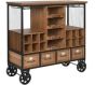 Industrial Wine Trolley Cart