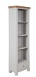 Parisian Grey Slim Bookcase