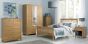 Atlanta Oak 3 Drawer Nightstand - Style Our Home