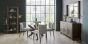 Turin Dark Oak Upholstered Pebble Grey Dining Chair (a pair) - Style Our Home