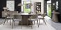 Vega Grey Oiled Oak Ply Back Chair - Grey Fabric (Pair) by Bentley Designs | Style Our Home