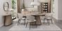Vega Scandi Oak & Peppercorn 4 Seater Table by Bentley Designs | Style Our Home