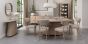 Vega Scandi Oak & Peppercorn 6 Seater Table by Bentley Designs | Style Our Home