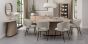Luca - Beige Fabric Chair with Matt Black Legs (Pair) by Bentley Designs | Style Our Home