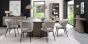 Luca - Beige Fabric Chair with Matt Black Legs (Pair) by Bentley Designs | Style Our Home