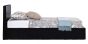 Berlin Black Single Ottoman Bed