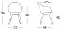 Edgard Dining Chair Steel A Frame - Style Our Home