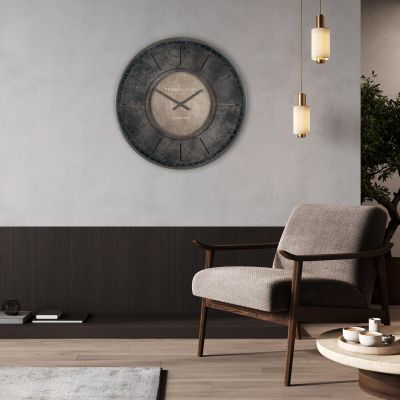 Florano Wall Clock Smoke