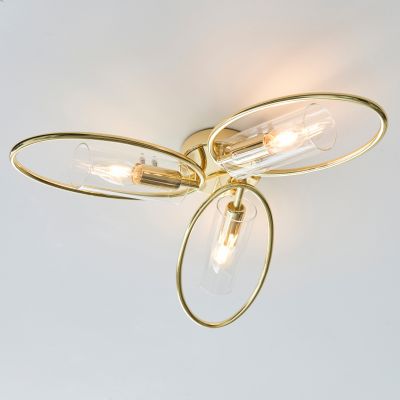 Amarano 3 Ceiling Polished Brass