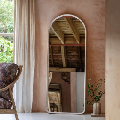 Helsano Arch Leaner Mirror LimedOak