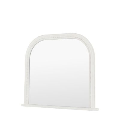 Shoreano Overmantle Mirror White