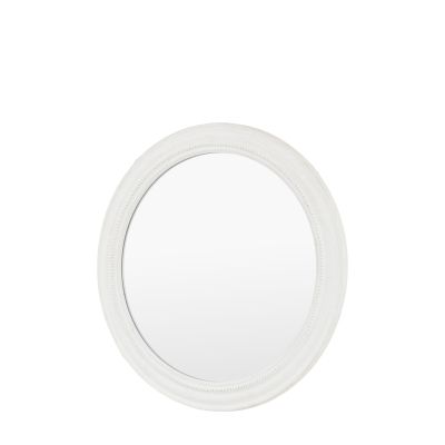 Shoreano Round Mirror White